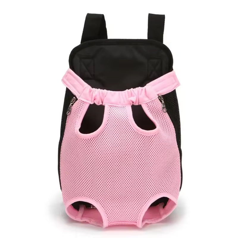 Mochila transportadora de malla para perros y gatos pequeños