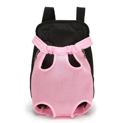 Mochila transportadora de malla para perros y gatos pequeños