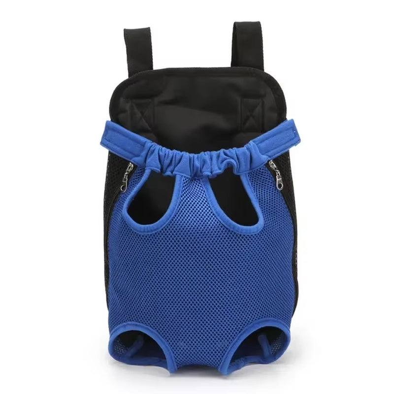 Mochila transportadora de malla para perros y gatos pequeños